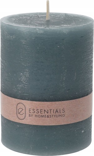 Świeca woskowa niebieska bezzapachowa 8 x 6 cm