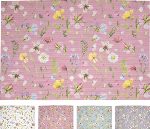 Podkładka na stół ozdobna w kwiaty 45 x 30 cm