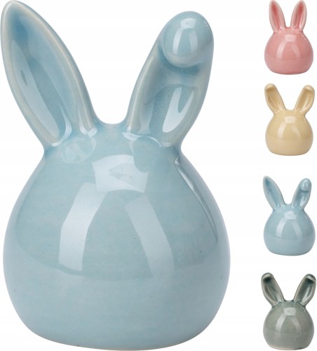 Zając figurka wielkanocna porcelanowa 7 cm