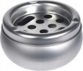 Popielniczka srebrna aluminiowa 10 cm