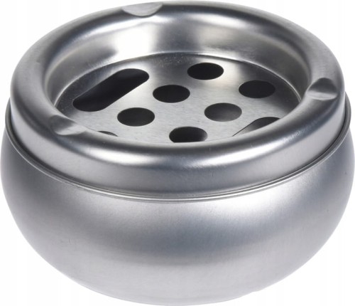 Popielniczka srebrna aluminiowa 10 cm