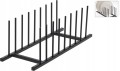 Suszarka na talerze metalowa czarna 34 x 12 cm