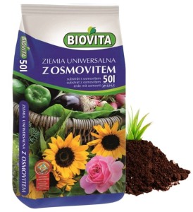 Ziemia uniwersalna do kwiatów z osmovitem 50L
