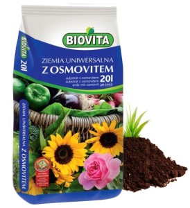 Ziemia uniwersalna do kwiatów z osmovitem 20L