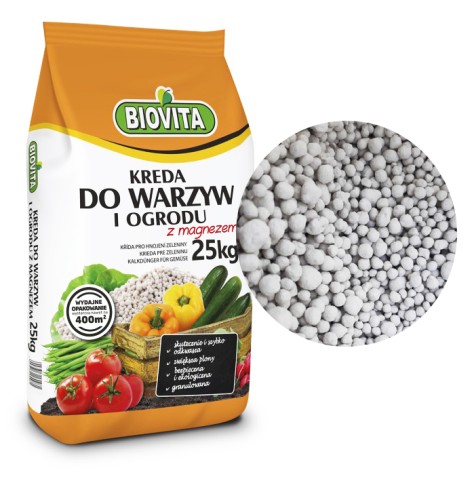Kreda do warzyw granulowana z magnezem 25 kg