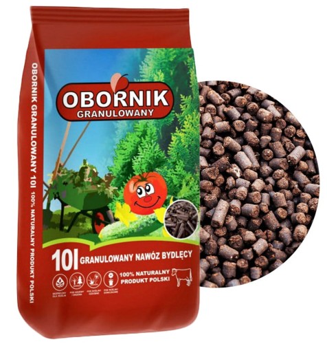 Obornik bydlęcy nawóz naturalny granulowany 10L