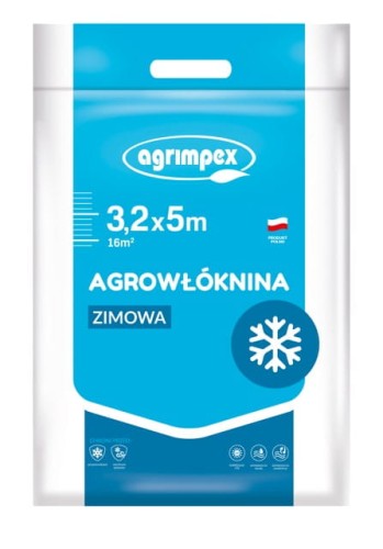 Agrowłóknina zimowa gruba 3,2m x 5m biała