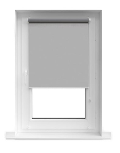 Roleta zaciemniająca szara 50x150 cm