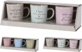 Kubki porcelanowe na kawę espresso zestaw 3 szt