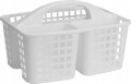 Organizer na detergenty z uchwytem biały 31 x 23 cm