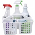 Organizer na detergenty z uchwytem biały 31 x 23 cm