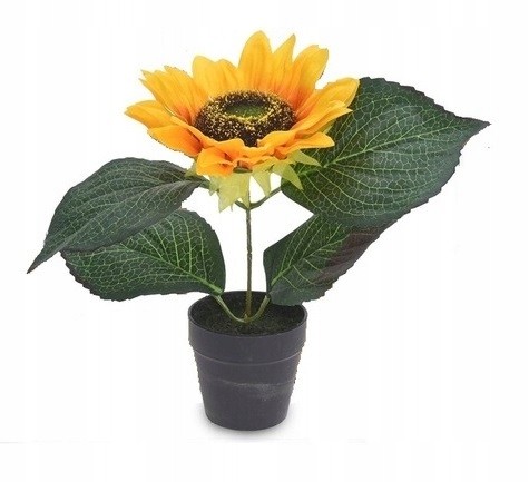 Sztuczna roślina w doniczce słonecznik 22 cm