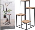 Kwietnik stojący metalowy na kwiaty 68 cm