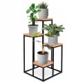 Kwietnik stojący metalowy na kwiaty 68 cm