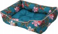 Legowisko dla zwierząt w kwiaty 50x40 cm