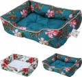 Legowisko dla zwierząt w kwiaty 50x40 cm