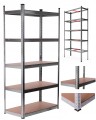Regał garażowy warsztatowy metalowy 5P 220x110x45