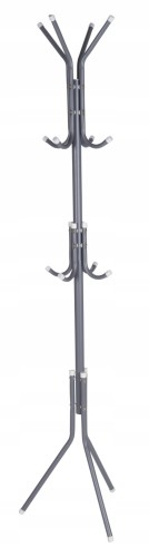 Wieszak stojący metalowy na ubrania 175 cm