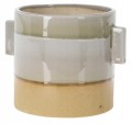 Osłonka ceramiczna na doniczkę okrągła 13,8 x 14 cm