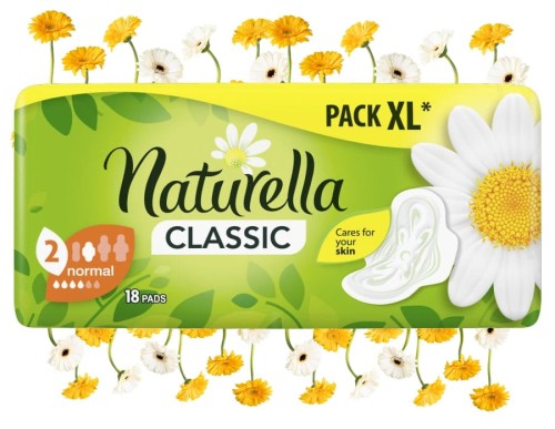 Naturella Classic podpaski ze skrzydełkami 18 szt.