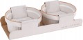 Miseczki do zapiekania porcelanowe białe 2 sztuki