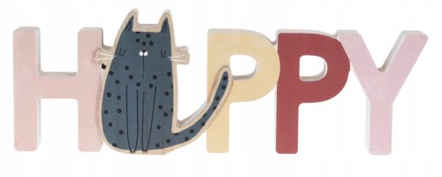 Napis dekoracja stojąca drewniana 27 x 8 cm