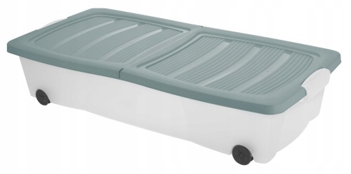 Pudełko do przechowywania na kółkach 80 x 40 x 17 cm