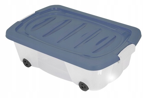 Pudełko do przechowywania na kółkach 63 x 38 x 17,5 cm