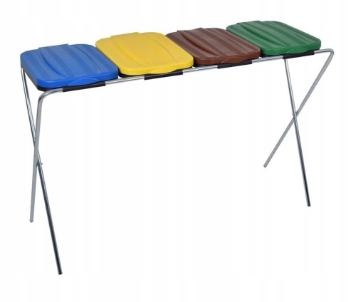 Stojak na 4 worki do segregacji śmieci