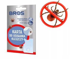 Karta do samodzielnego usuwania kleszczy