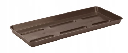 Podstawka pod doniczkę balkonową brązowa 40 cm