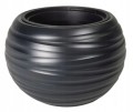 Donica z wkładem okrągła antracytowa Maze 39,6 cm