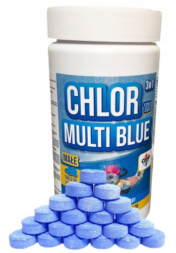 Chlortix Multi Blue tabletki małe do basenu 1kg 50 szt.