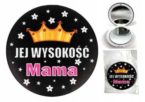 Lusterko składane na Dzień Mamy dwustronne 