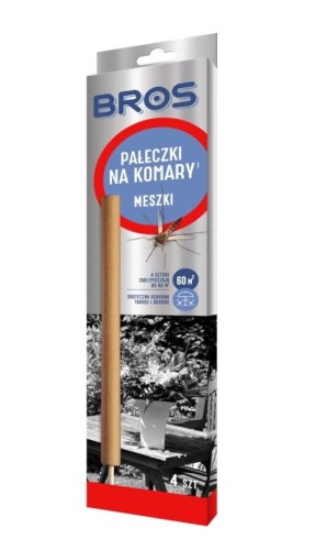Pałeczki na komary i meszki 4 szt