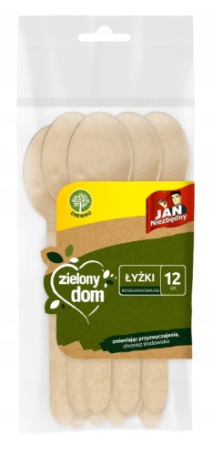 Jan Niezbędny łyżki drewniane ekologiczne 12 sztuk