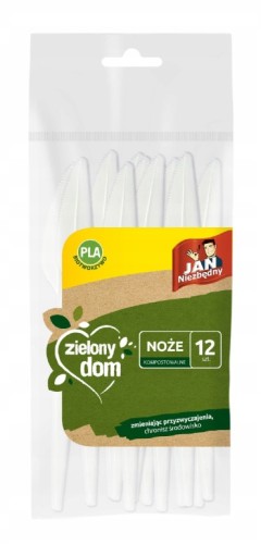Noże jednorazowe ekologiczne na grilla 12szt