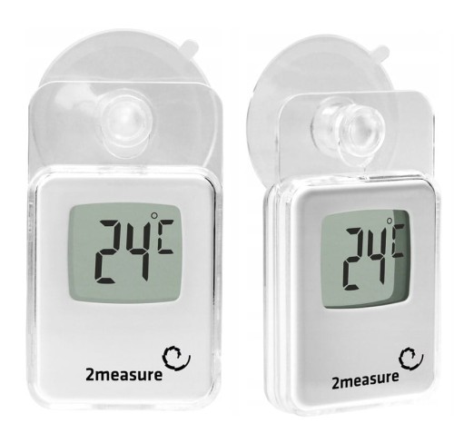 Termometr elektroniczny okienny z przyssawką wew/zew