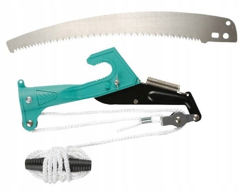 Sekator gąsiennicowy z piłą do przycinania gałęzi