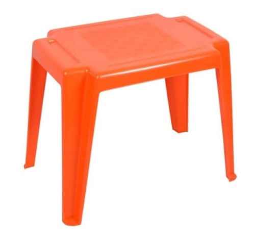 Stolik plastikowy dla dzieci pomarańczowy ogrodowy Lolek