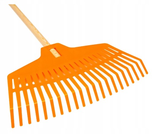Grabie ogrodowe plastikowe do liści z trzonem 166 cm