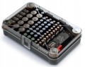 Organizer na baterie z testerem baterii 85 sztuk