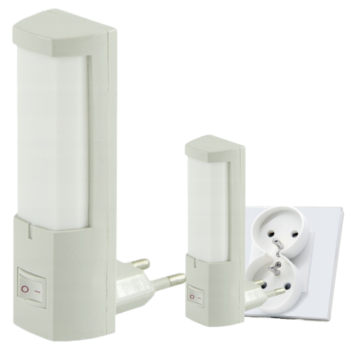 Lampka nocna wtykowa LED do kontaktu DORA