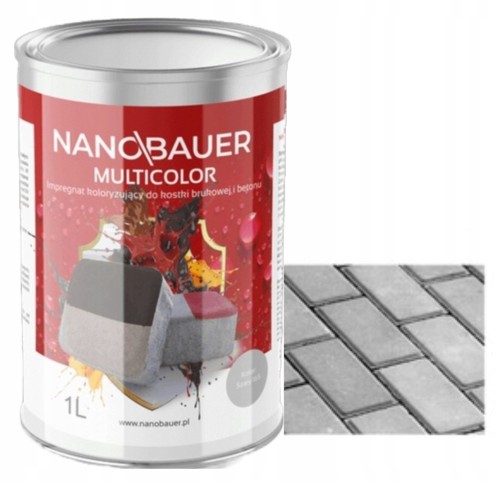 Impregnat koloryzujący do kostki brukowej szary 1l