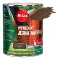 Impregnat jedna warstwa do drewna i betonu brąz 0,75l