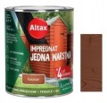 Impregnat jedna warstwa do drewna i betonu kasztan 0,75l