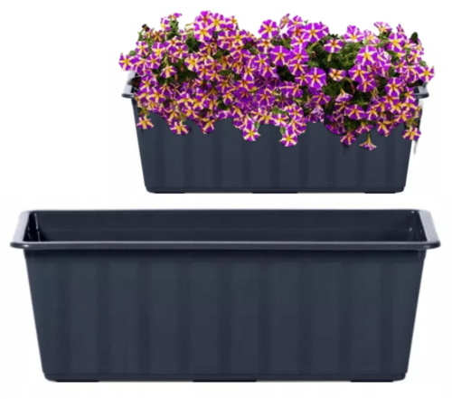 Skrzynka balkonowa antracyt Agro 40 cm