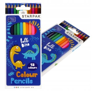 Kredki ołówkowe wytrzymałe Olo 12 kolorów