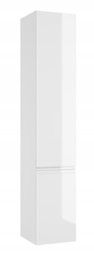 Słupek łazienkowy wiszący biały połysk 157x30 cm Modus