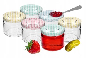 Słoiki na dżemy z zakrętkami 6 szt 330 ml
